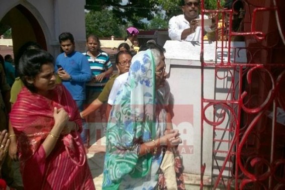 India's 7th Prime Ministerâ€™s wife visited Udaipur Matabari